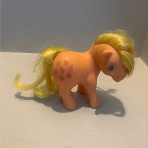 Vintage 1983 Hasbro My Little Pony MLP G1 Apple Jack Earth horse orange yellow